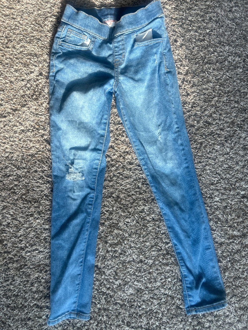 Cat & Jack Girls Jogger Jeans Denim Blue Size 10